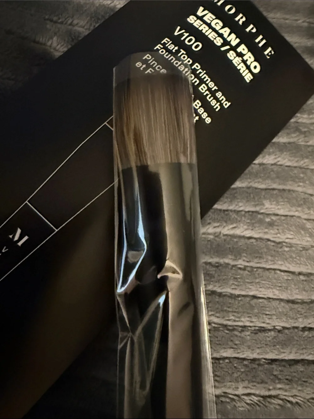 Morphe Vegan Pro V100 Flat Top Primer & Foundation Brush - Black
